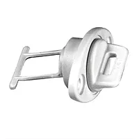 Beckson 1&quot; Drain Plug Screw Type w/Gasket - White