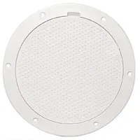 Beckson 6&quot; Non-Skid Pry-Out Deck Plate - White