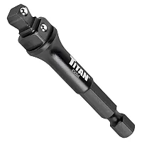 Titan 1/4 And 3/8 In Drive 3 In 1 Stepped Impact Socket Adapter