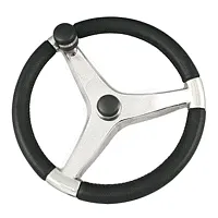 Schmitt Evo Pro 316 Cast Stainless Steel Steering Wheel w/Contro