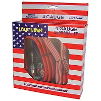  Usa Link  4G. Amp Wiring Kit W/Rca Cables; Qpower