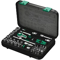Wera 8100 Sa 2 Zyklop 1/4 Metric Ratchet Set 42 Pieces
