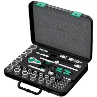Wera 8100 Sb 2 Zyklop 3/8&quot; Metric Ratchet Set Piece Of 43