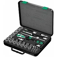 Wera Zyklop Sae Speed Ratchet Set - 1/2&quot; Drive  (38-Piece Set)
