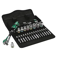 Wera 8100 Sa 6 Zyklop Metric Speed Ratchet Set 28 Piece 1/4&quot; Drive