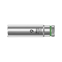 Wera Deep Socket 1/4??? Drive 6 Point Socket ??? 9 X 50Mm