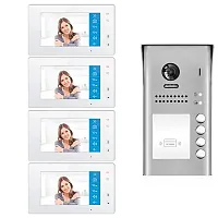 Cmple Video Door Phone Doorbell Entry System, Dx4741M/Id - 4 Apartments Audio/Vi