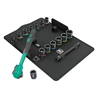 Wera 3/8&quot; Drive Metric Comfort Ratchet Set (16 Piece)