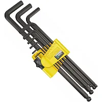 Wera 950/9 Sae  Hex-Plus 1 L-Key Set Blacklaser Etched (9 Piece Set)