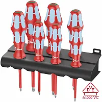 Wera 3167 I/7 Torx Screwdriver Set Stainless And Rack 7 Pieces