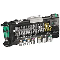 Wera 056490 Tool-Check Plus Bit Ratchet Set With Sockets Metric