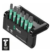 Wera 1/4??? Drive Torx Impact Bit Set And Carrying Case (6 Piece)