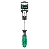 Wera Screwdriver: Slotted 4Mm X 100Mm Lasertip (On Hang-Tag)