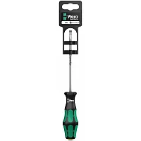 Wera Screwdriver: Slotted 5.5Mm X 80Mm Lasertip (On Hang-Tag)