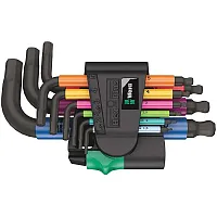 Wera Long Shaft Metric Allen Wrench Set (9-Piece Set)