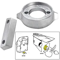 Tecnoseal Anode Kit w/Hardware - Volvo 290 - Zinc