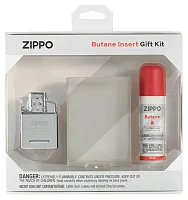Zippo Butane Insert Gift Set White