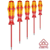 Wera Kraftform Insulated Slotted Screwdriver Set (5-Piece Set)