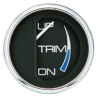 Faria Chesapeake Black SS2&quot; Trim Gauge (J/E/Suzuki Outboard)