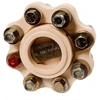 R & D Flexible Shaft Coupling f/5&quot; B/W, Hurth - 20HP/100RPM Capa