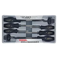 Vessel Armor Grip Screwdriver 8Pc. Set No.550A8Ptu