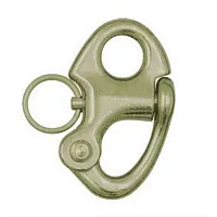 Ronstan Brass Snap Shackle - Fixed Bail - 41.5mm(1-5/8&quot;) Length
