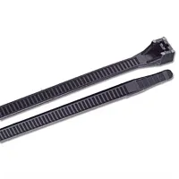 Marinco 15&quot; UV Black Heavy Duty Cable Zip Ties - 25 Pack