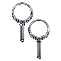 Perko Round Type Rowlock Horns - Chrome Plated Zinc