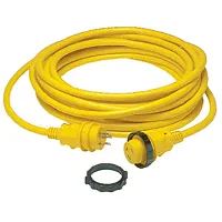 Marinco 30 Amp Power Cord Plus Cordset - 35&#039; - Yellow