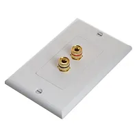 Cmple 567-N Speaker Wall Plate - High Quality Banana Binding Pos
