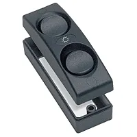 Marinco Contour 1100 Series Double Interior Switch - On/Off - Bl