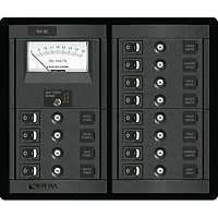 Blue Sea 12 Position Switch CLB + Meter Square