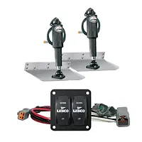 Lenco 9&quot; x 12&quot; Standard Trim Tab Kit w/Double Rocker Switch
