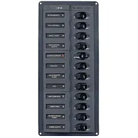 BEP DC Panel - 12-Way - No Meter - Vertical