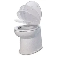 Jabsco 17&quot; Deluxe Flush Raw Water Electric Toilet w/Soft Cl