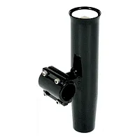 Lee&#039;s Clamp-On Rod Holder - Black Aluminum - Horizontal Mount - 