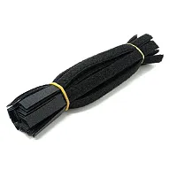 Cmple Cmple - 9Inch Velcro Strap 1/2 Inch Width - 50Pcs Pack, Black 601-N