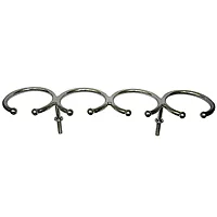 Whitecap Top Mount Ring SS Cup Holder - 4-Drink - Stud Mount