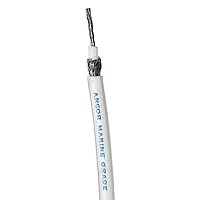 Ancor Coaxial Cable - RG 58CU - White - 250&#039;