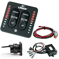 Lenco LED Indicator Two-Piece Tactile Switch Kit w/Pigtail f/Dua