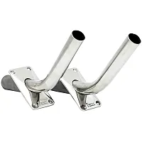 Tigress Gunnel Mount Outrigger Holders - Cast 316 S.S. - 1-1/2&quot; I.D.- Pair