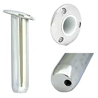 Tigress Round Head Closed Base Rod Holder - 15&#176; - 9&quot;