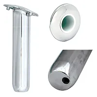 Tigress Blind Mount Round Head Closed Base Rod Holder - 30&#176; - 9&quot;