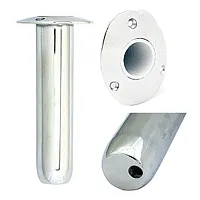 Tigress Oval Head Closed Base Rod Holder - 15&#176; - 9&quot;