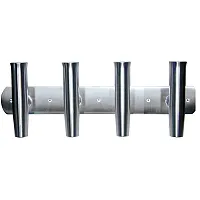 Tigress 4 Rod Aluminum Transom Mount Rod Holder - 28&quot;