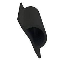 Dock Edge Standard &quot;D&quot; PVC Profile - 16&#039; Roll - Black