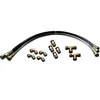 Octopus 30&quot; Hose & Fitting Kit Including Orb & NPT Helm Fit