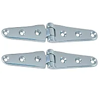Perko 8&quot; Chrome Plated Bronze Strap Hinges
