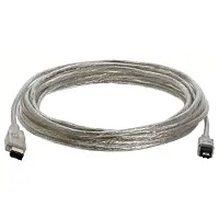 Cmple 647-N IEEE-1394 FireWire iLink DV Cable 6P-4P M/M -15ft (C