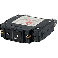 Blue Sea 7548 C-Series Flat Rocker Circuit Breaker - Single Pole